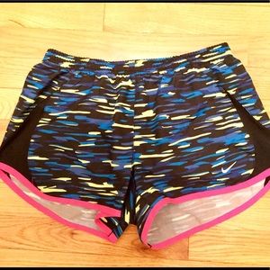 New Nike bright colorful running shorts